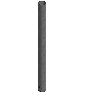 Standpaal zonder voetplaat 2,5 x 180 cm