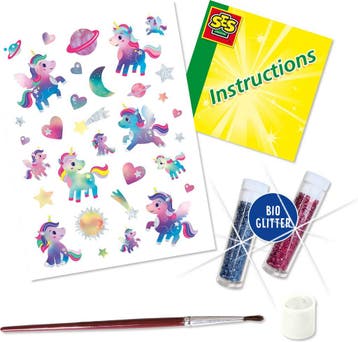 SES Creative - Galaxy - Tattoos voor Kinderen - 32 Unicorn, Ophalen of Verzenden, Nieuw
