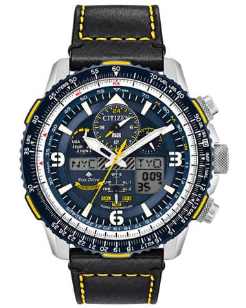 Citizen JY8078-01L Promaster Sky Blue Angels Radio, Staal, Verzenden, Nieuw, Polshorloge