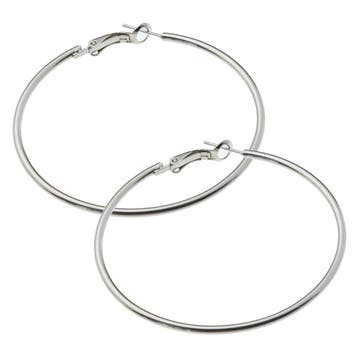 Fako Bijoux - Oorbellen - Oorringen - 70mm - Zilverkleurig, Verzenden, Nieuw