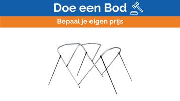 Bieden: Carvers 3 bow 54 x 67 to 72 inch aluminium bimini f, Watersport en Boten, Ophalen of Verzenden, Nieuw, Zeilboot of Motorboot