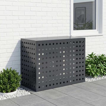 vidaXL Airconditioner hoes Antraciet 110 x 50 x 80 cm Staal, Verzenden, Nieuw