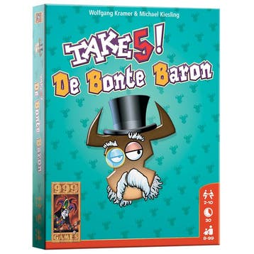 Take 5! De Bonte Baron Kaartspel, Ophalen of Verzenden, Nieuw