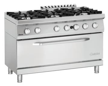Bartscher Gasfornuis 70060 GB1050 | 6 Branders | Gasoven | P, Ophalen of Verzenden, Nieuw in verpakking