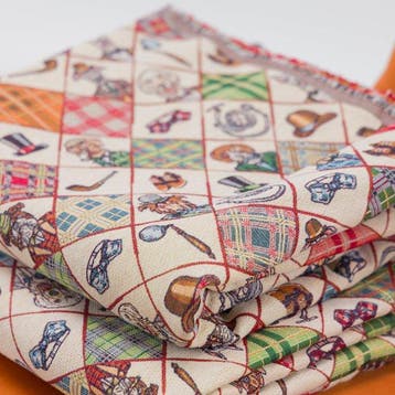 BA206 - Hoogwaardige stof – Schotse patchwork &