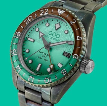 Out of Order - AFTER8 AUTOMATIC GMT - ULTRA DISTRESSED -, Sieraden, Tassen en Uiterlijk, Nieuw
