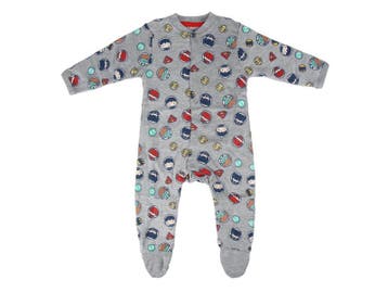 Baby romper boxpakje - Superhelden - Katoen - Grijs, Verzenden, Nieuw
