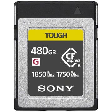 Sony CFexpress Memory Card Type B 480GB, Ophalen of Verzenden, Nieuw, Overige typen, Sony