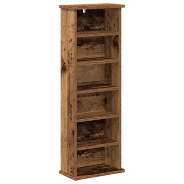 vidaXL CD Kast Oud hout 60 x 17 x 92 cm Bewerkt hout, Verzenden, Nieuw
