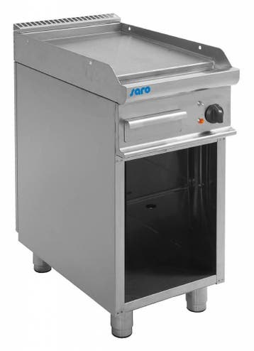 Elektrische RVS Griddle Smooth | 40x70x85cm | 400V Saro, Verzenden, Nieuw in verpakking