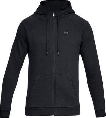 Under Armour Rival Fleece FZ Sportvest Heren - Zwart - Maat, Verzenden, Nieuw