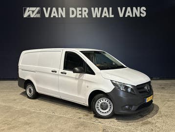 Zakelijke Lease |  Mercedes-Benz Vito 110 CDI L2H1 Euro6 Air, Stof, Gebruikt, Wit, Mercedes-Benz
