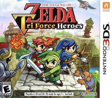 3DS The Legend of Zelda: Tri Force Heroes, Verzenden, Zo goed als nieuw