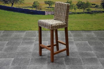 Rita barstoel naturel rotan, Ophalen of Verzenden, Nieuw