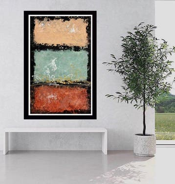 Dam Domido - Trio - 130 x 80 cm, Antiek en Kunst, Kunst | Schilderijen | Modern