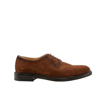 TESTONI - 8 UK - 42 IT - Derby Shoes Antique Sport Suede, Nieuw