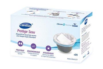 CareBag® toiletstoelzak (commode liner) CB2 - 20 stuks op ro, Verzenden