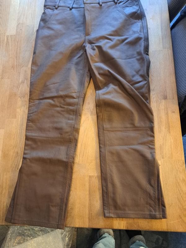 Leren broek (Broeken, Kleding), Kleding | Heren, Broeken en Pantalons, Nieuw, Ophalen of Verzenden