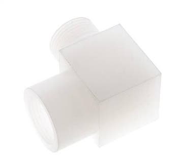 90° L-Koppeling G3/4 Buitendraad X Binnendraad PVDF 10bar, Verzenden, Nieuw