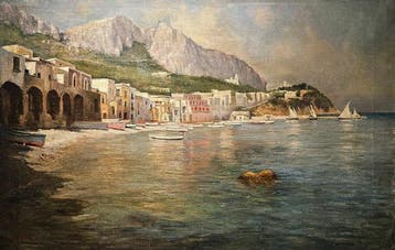 Bernard Hay (1864-1931) - Marina grande di Capri