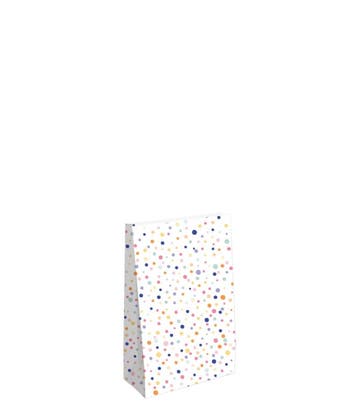 5x Blokzak CONFETTI Feestje jarig Maat S (Blokbodemzak), Ophalen of Verzenden, Nieuw, Cadeauzakje