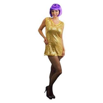 Glitterjurkje pailletten goud, Ophalen of Verzenden, Nieuw