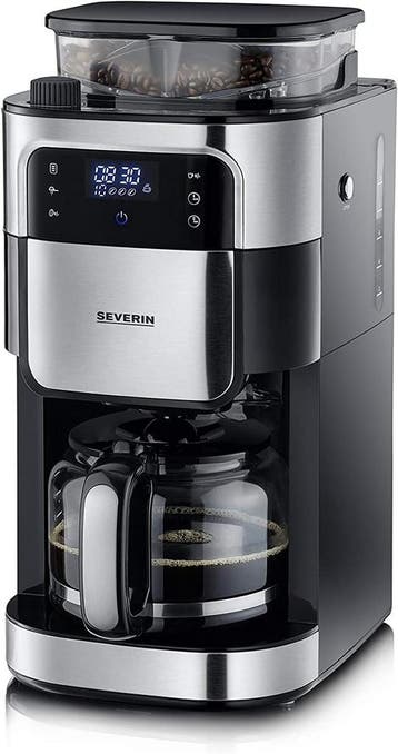 Severin Koffiezetapparaat Bonenmaler | Retourdeal 35% Kor..., Koffiemachine, Zo goed als nieuw, 4 tot 10 kopjes, Koffiebonen