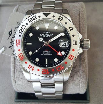 Mondia - Automatic GMT - 24 Jewels - Diver - New - Heren -, Nieuw