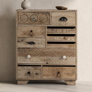 *WOONWINKEL* Kare Design Puro Authentiek Ladekastje, Huis en Inrichting, Kasten | Ladekasten, Verzenden, Nieuw