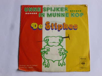 De Stipkes - Unne spijker in munne kop (vinyl single), Ophalen of Verzenden, Zo goed als nieuw