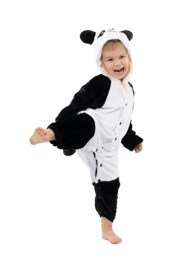 KIMU® Onesie Reuzenpanda Pak 140-146 Pandapak Kostuum Zwart, Ophalen of Verzenden, Nieuw