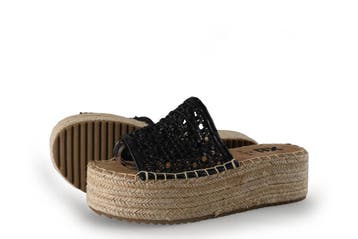 Xti Sandalen in maat 38 Zwart, Zwart, Sandalen of Muiltjes, Zo goed als nieuw, Xti