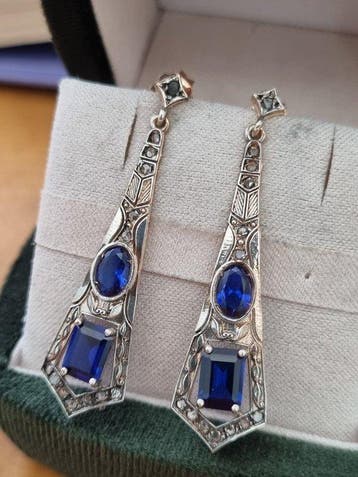 Zonder minimumprijs - Oorbellen - 9 kt. Zilver, Roségoud, Sieraden, Tassen en Uiterlijk, Oorbellen, Nieuw