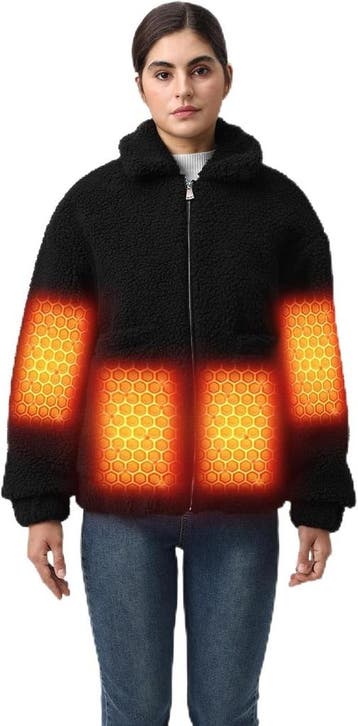 Verwarmde Fleece Jas Dames | 8 Zones | Retourdeal 65% kor..., Maat 38/40 (M), Overige kleuren, Nieuw, Ophalen of Verzenden