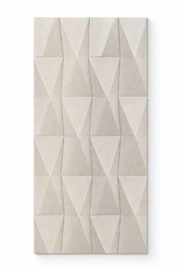 PU Steen Wandpaneel 3D Diamant Wit | Luxe Design Wandpaneel, Nieuw, Ophalen of Verzenden, Wandbord of Wandpaneel, Kunststof