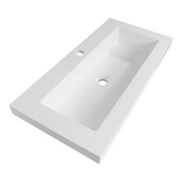 Brauer Spring Wastafel Ondiep - 80 cm - met 1 Spoelbak en 1, Ophalen of Verzenden, Nieuw