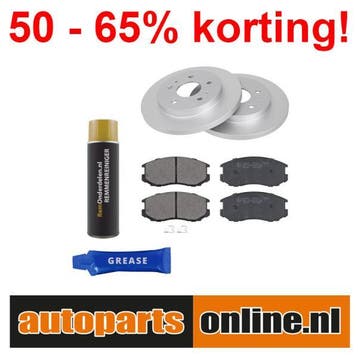 Remschijven + Remblokken Daihatsu Terios voorzijde, Verzenden, Nieuw, Daihatsu