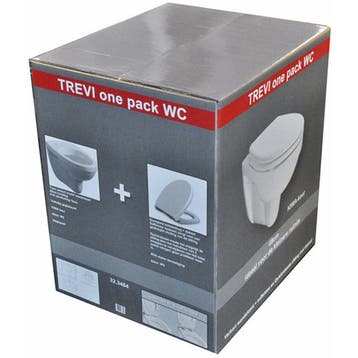 Xellanz Trevi Wandcloset Verkort Kiwa met Menir, Ophalen of Verzenden, Nieuw