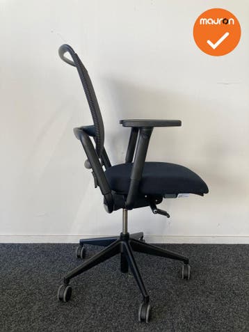 Rohde & Grahl - Xenium - Zwarte stoffering - Netweave rug -, Werkplek, Ophalen of Verzenden, Gebruikt, Stoel