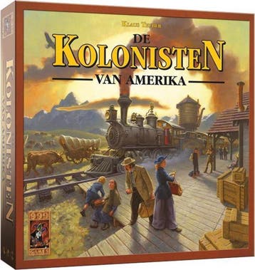 999 Games De Kolonisten van Amerika Bordspel (Nieuw), Verzenden, Nieuw