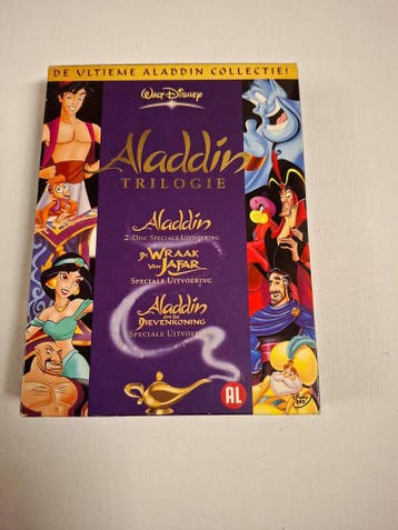 Aladdin Trilogie Walt Disney De ultieme Aladdin Collectie !, Cd's en Dvd's, Verzenden, Nieuw in verpakking