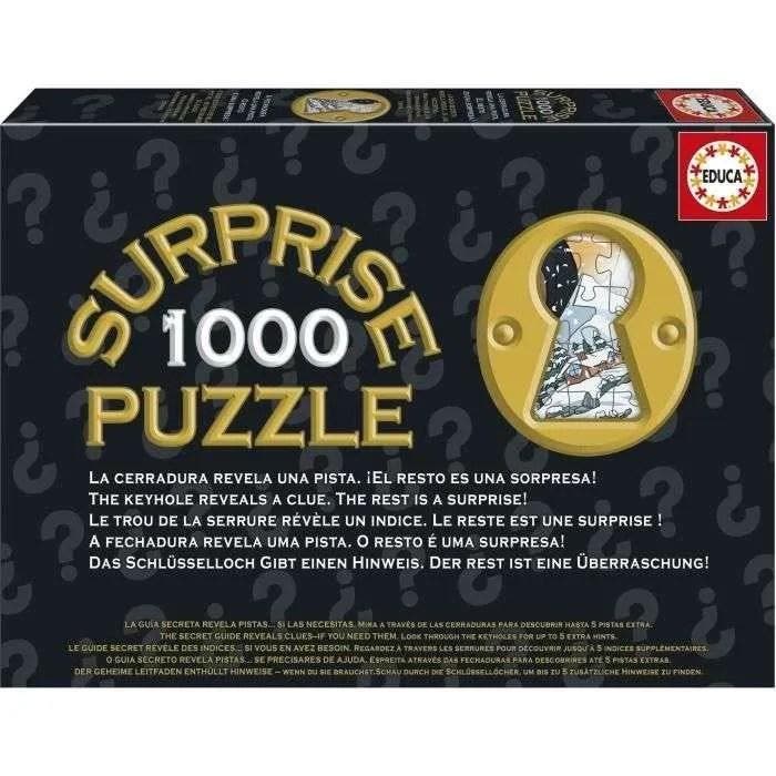 Puzzel - EDUCA - ANTIEK KERST - 1000 stukjes (bordspellen), Kinderen en Baby's, Speelgoed | Overig, Nieuw, Verzenden
