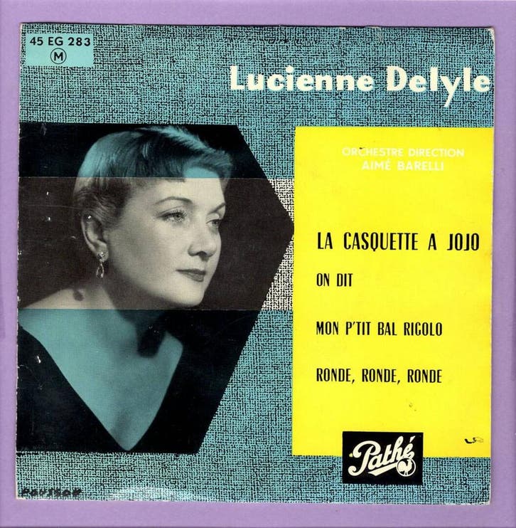 Lucienne Delyle – La Casquette A Jojo / On Dit (EP) (1-7-Vi, Cd's en Dvd's, Vinyl Singles, Ophalen of Verzenden