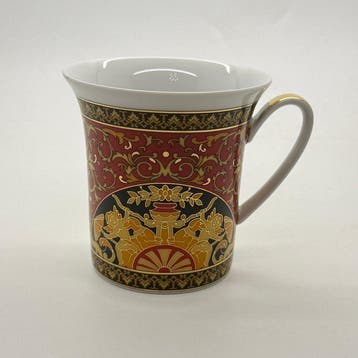 Rosenthal - Versace - Bekerglas - Beker met handvat - 9 cm -