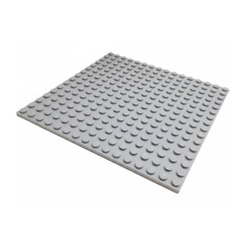 LEGO Plaat 16 x 16 - Licht grijs - 91405, Verzenden, Zo goed als nieuw