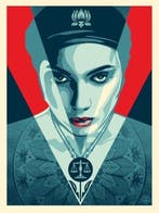 Shepard Fairey (OBEY) (1970) - Justice Woman (Red)