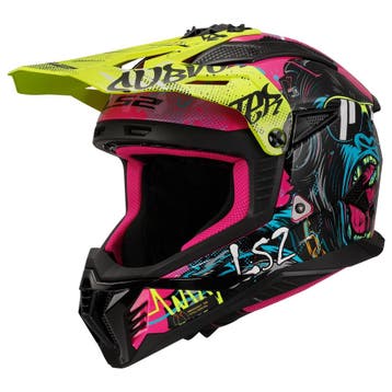 MX708 Fast II Gorilla Motorhelm LS2, Motoren, Verzenden, Nieuw met kaartje