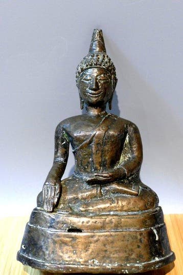 Boeddha Shakyamuni - Brons, Koper - Koninkrijk van Lanna -, Antiek en Kunst