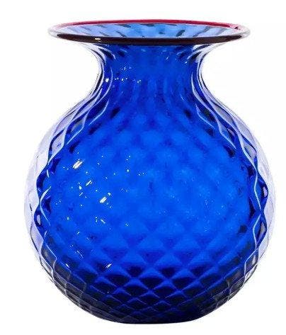 Venini - Venini Studio - Vaas - Balloton Fiori - Muranoglas, Antiek en Kunst, Antiek | Glas en Kristal