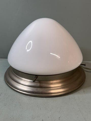 Lamp - Prachtige vintage Gispen Art Deco opaline glazen